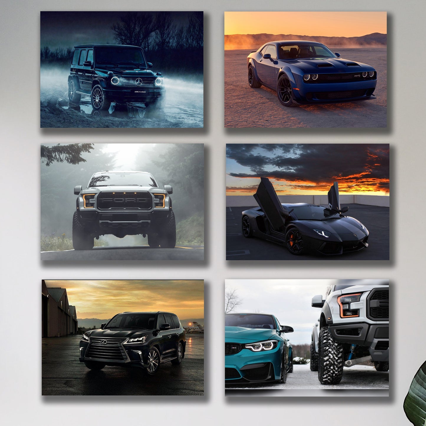 Set of 6 Premium Wall Art Frames