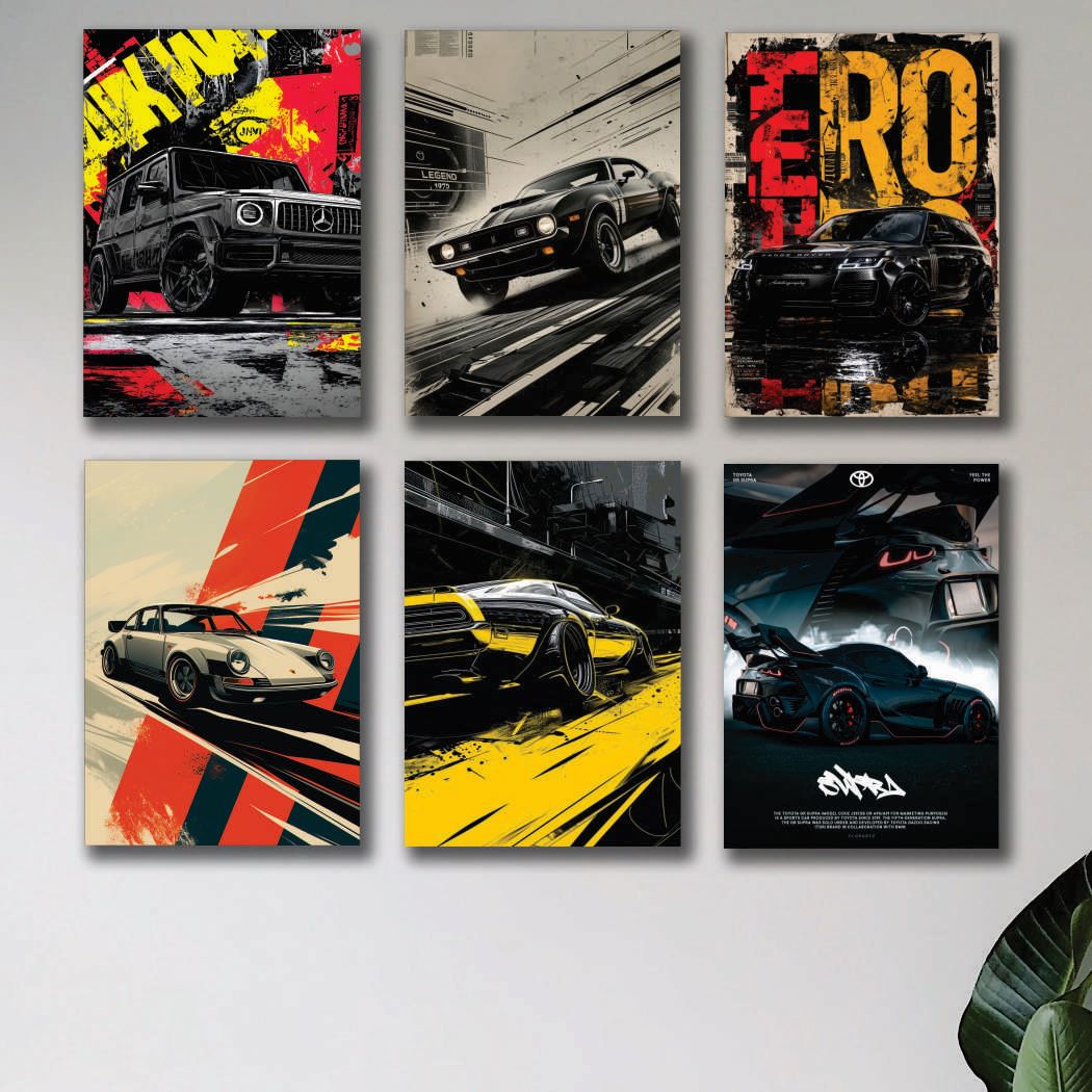 Set of 6 Premium Wall Art Frames