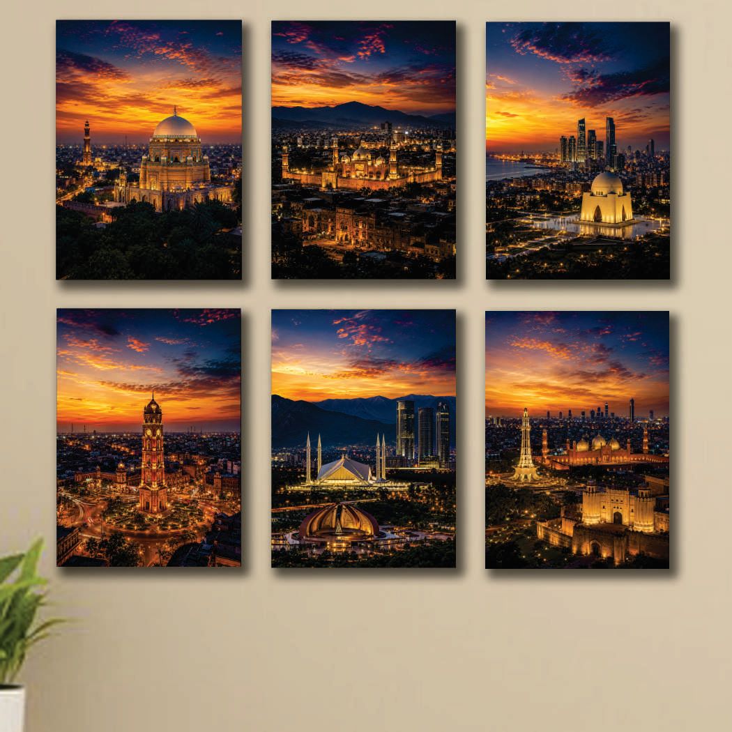 Set of 6 Premium Wall Art Frames