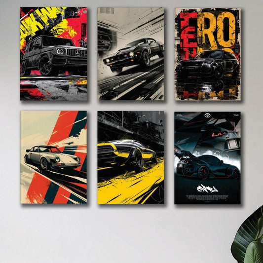 Set of 6 Premium Wall Art Frames