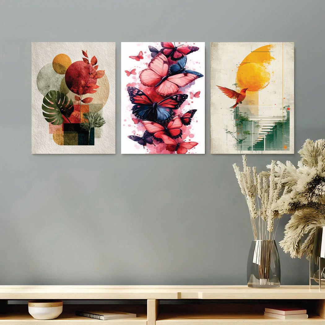 Set of 3 Premium Wall Art Frames