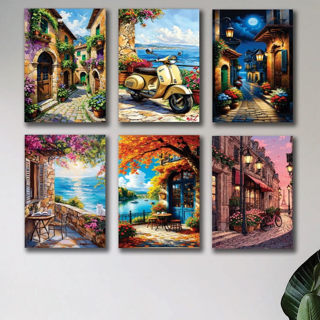Set of 6 Premium Wall Art Frames